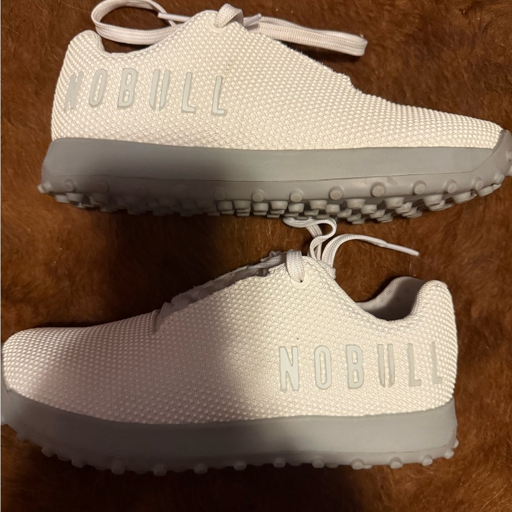 NOBULL Textured White Sneakers NWOT
